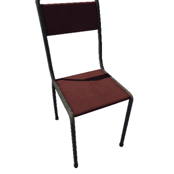 Industrial Chair Red